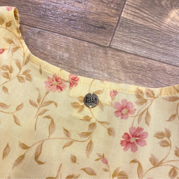 Billabong Sunlit Floral Mini Wrap Dress - Picture 12 of 14